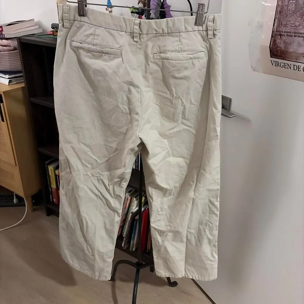 Banana Republic Men's Straight Leg Chino Pants Beige Size 32R